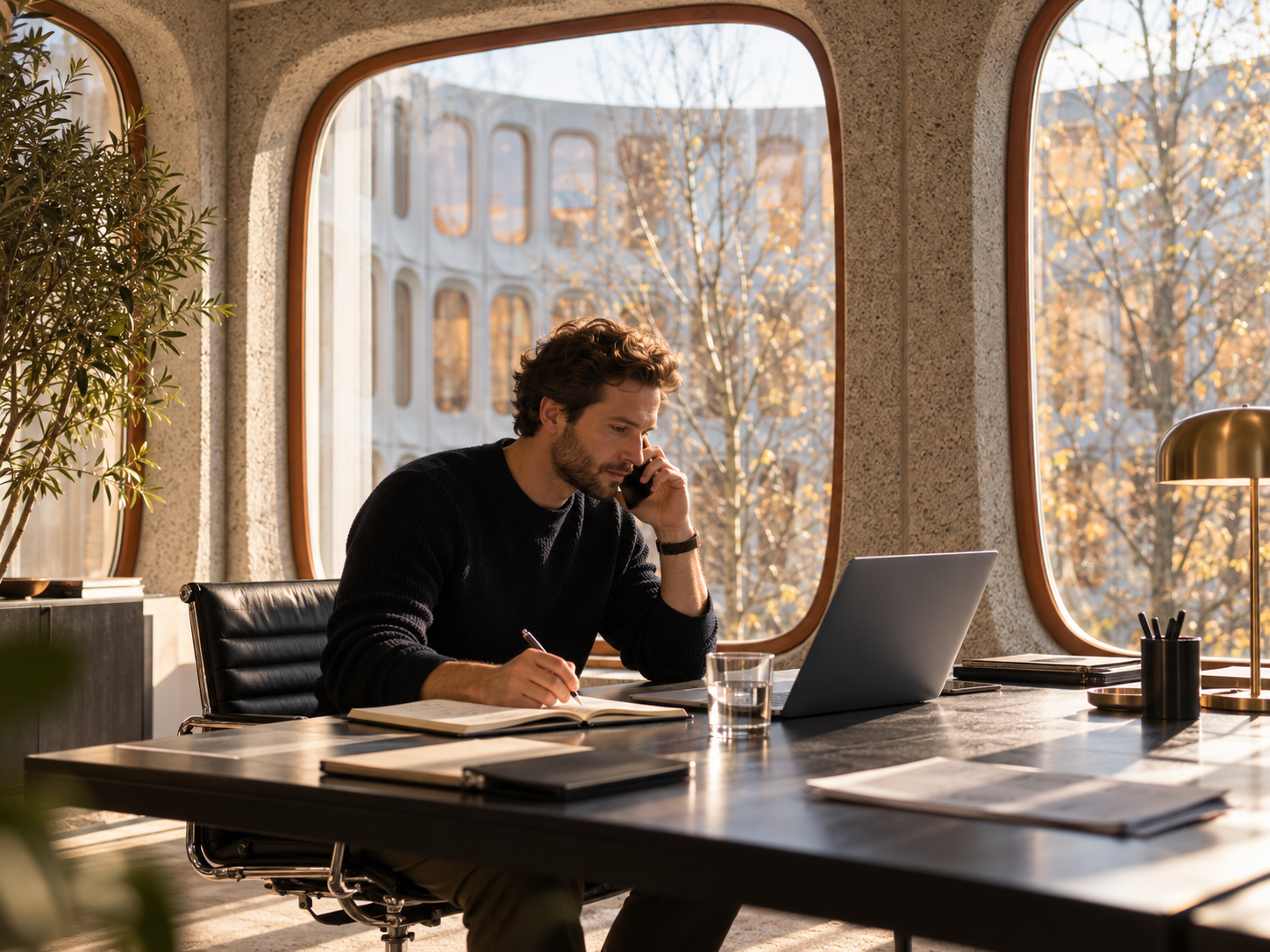 Un commercial Performise en appel avec un prospect